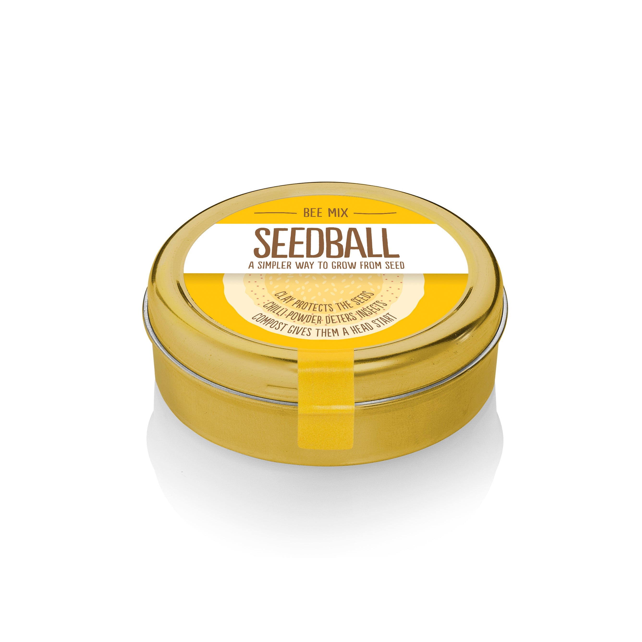 Seedball wildflower bee mix tin
