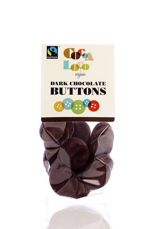 Cocoa Loco Organic Chocolate Buttons 100g