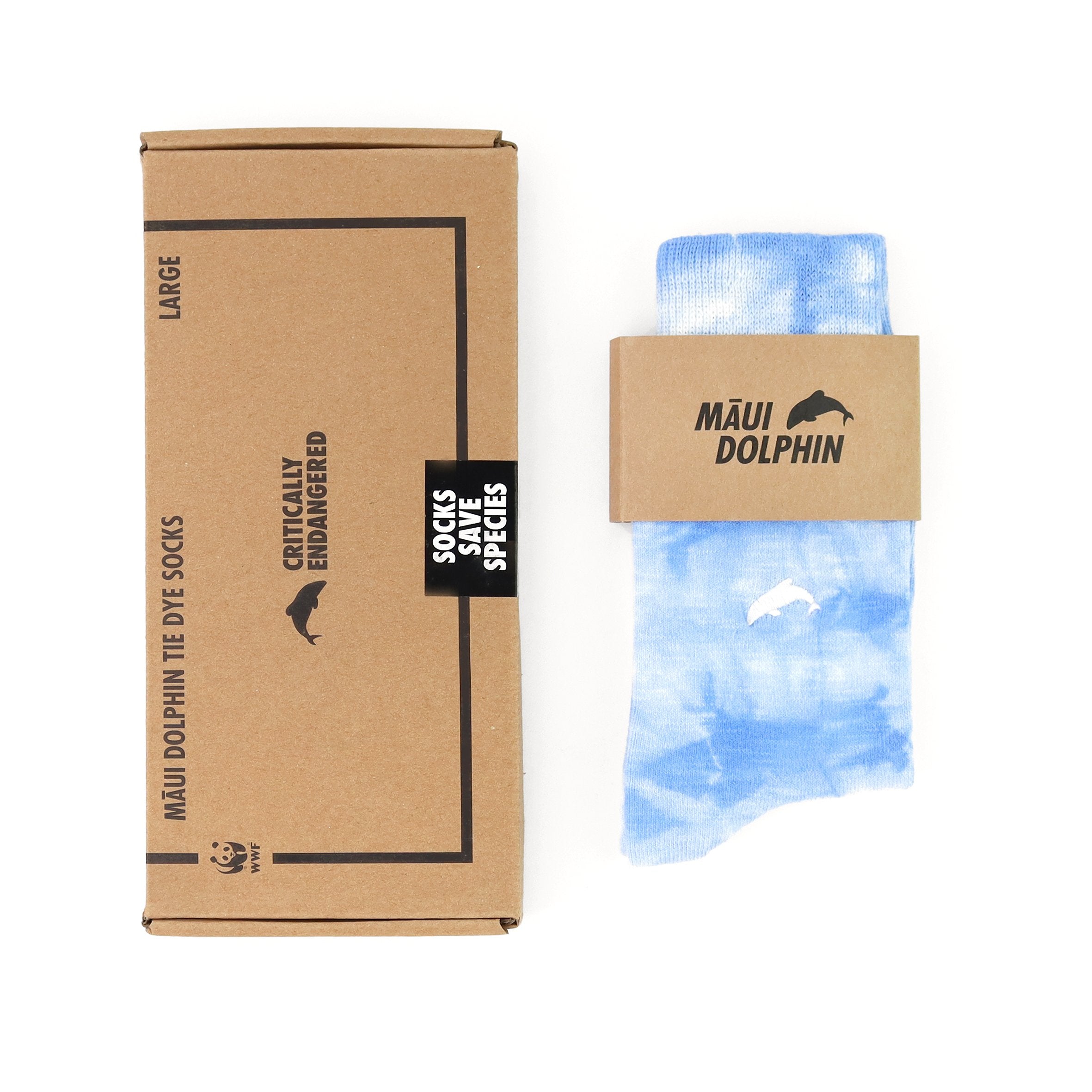 Critically Endangered Tie Dye Adult Socks