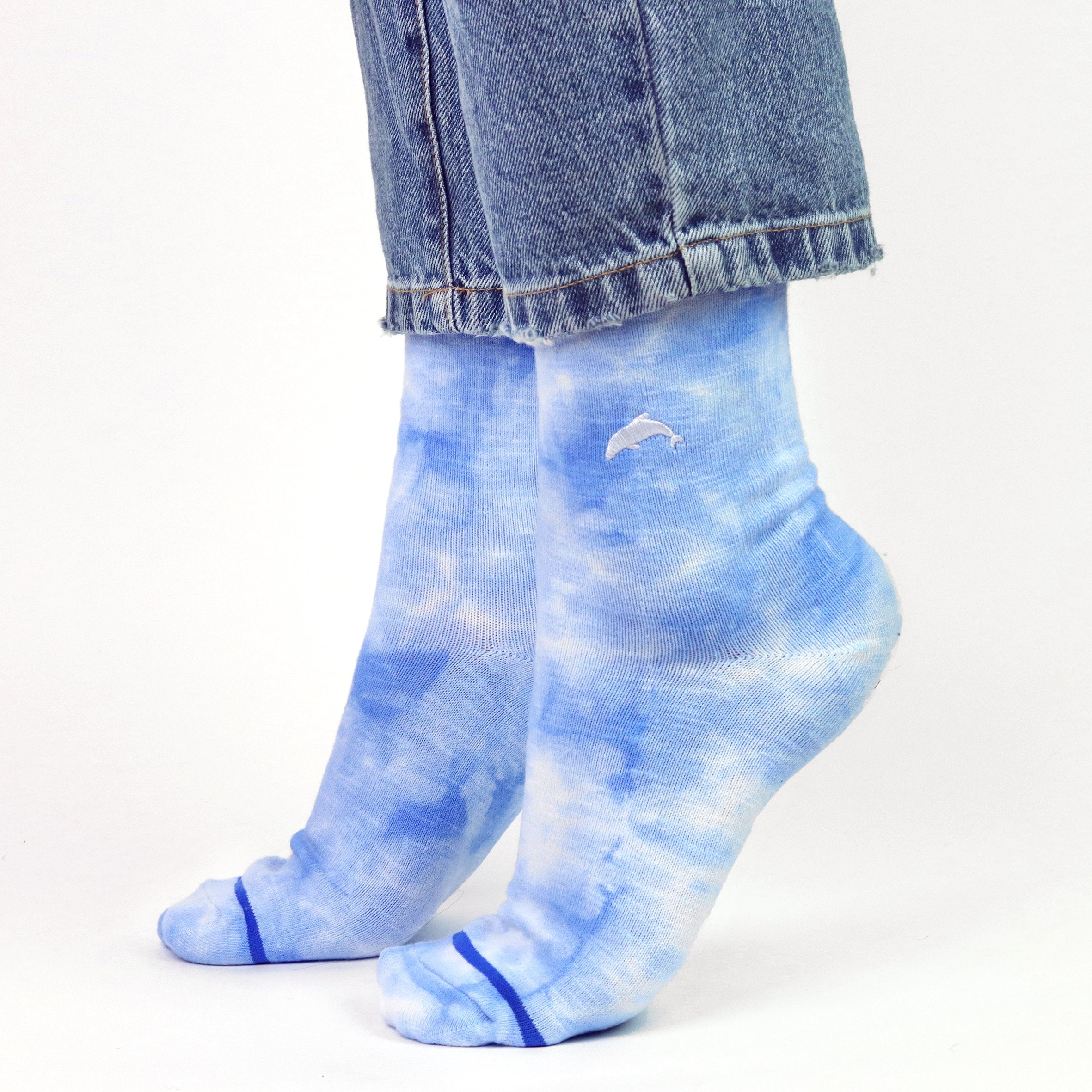 Critically Endangered Tie Dye Adult Socks