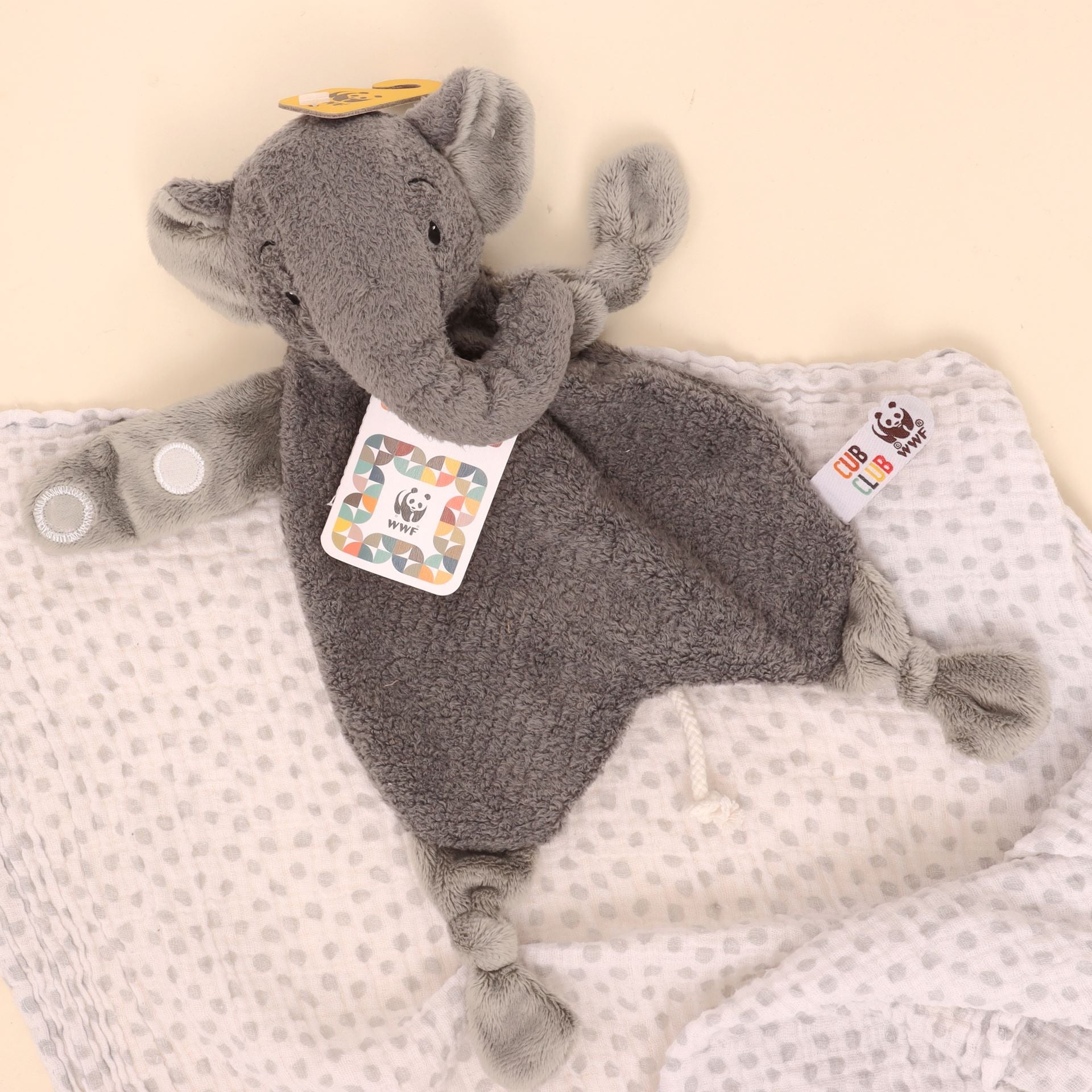 WWF Plush Ebu Elephant Soother