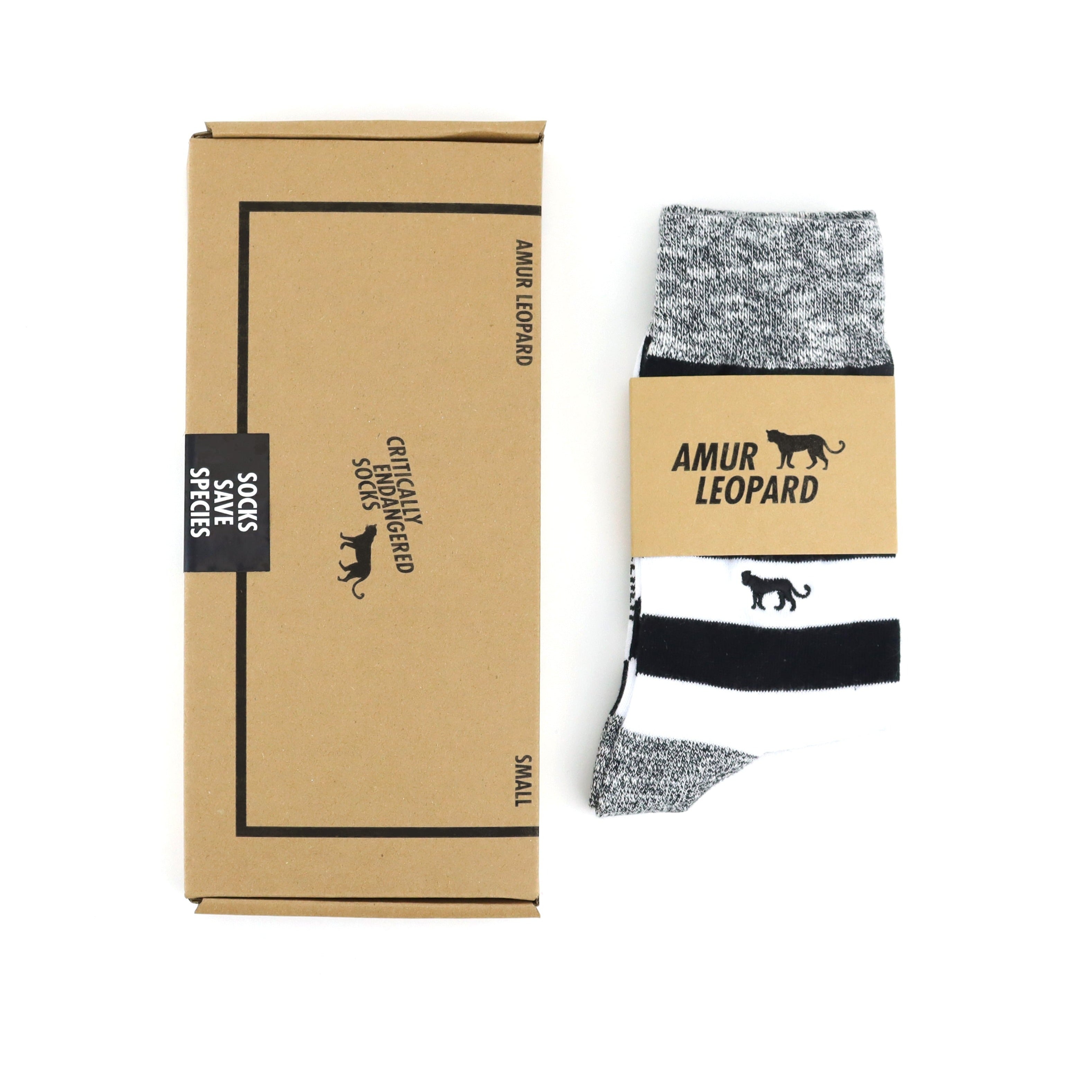 Critically Endangered Adult Striped Socks