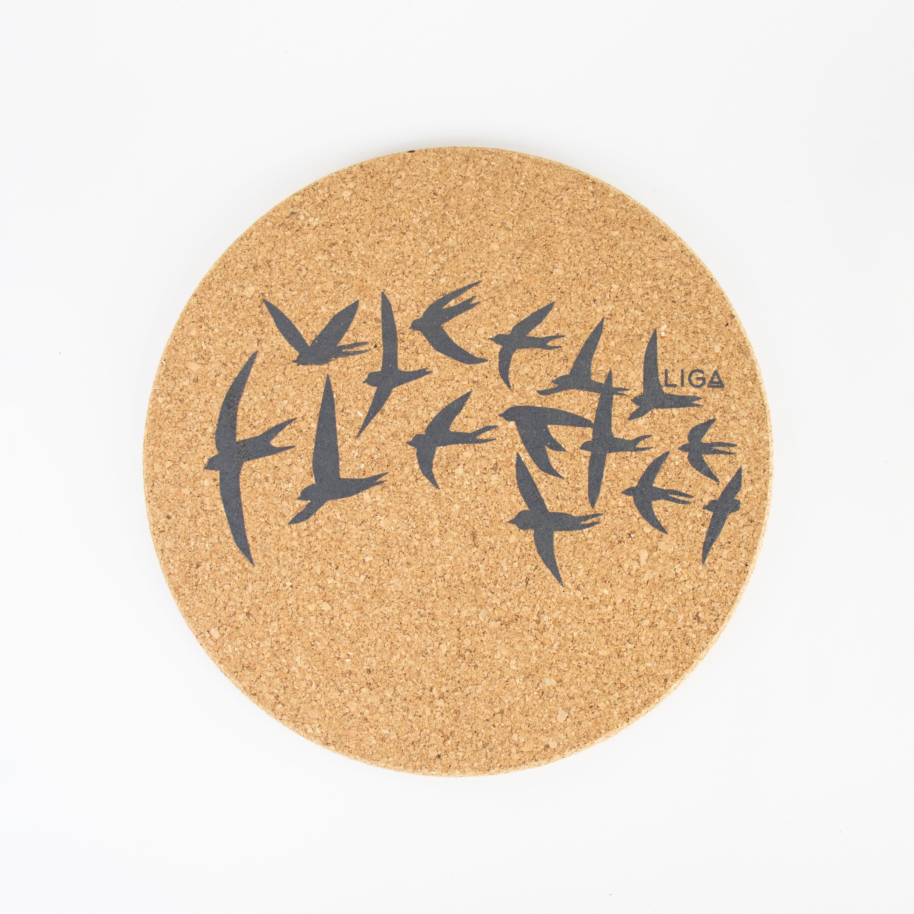 Cork Placemat - Swallow Print