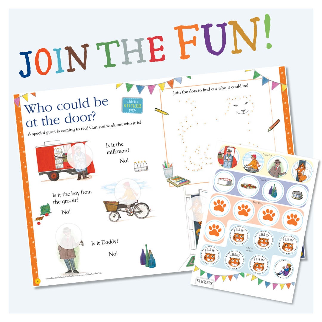 The Tiger Who Came To Tea Activity Pack