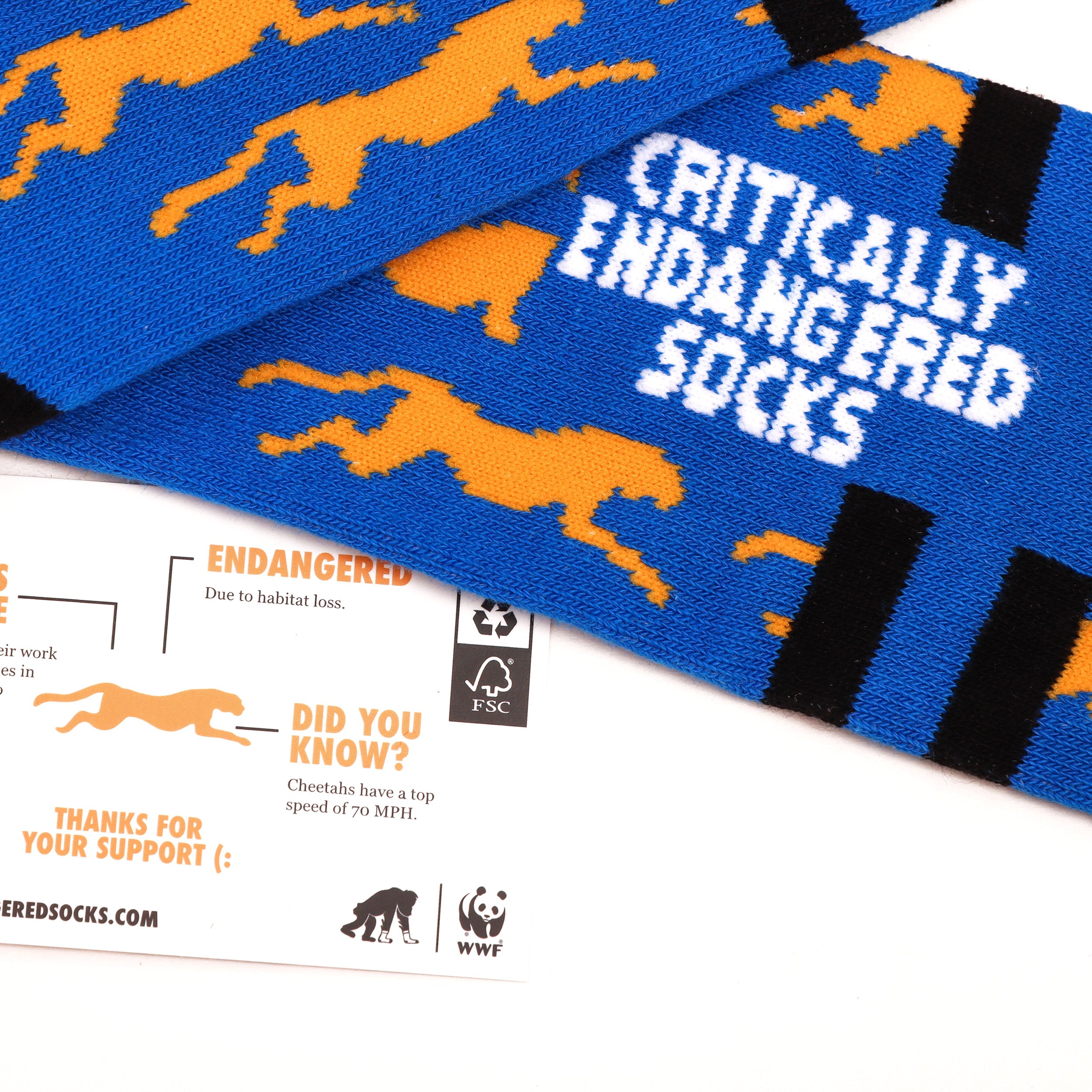 Critically Endangered Adults Sports Socks