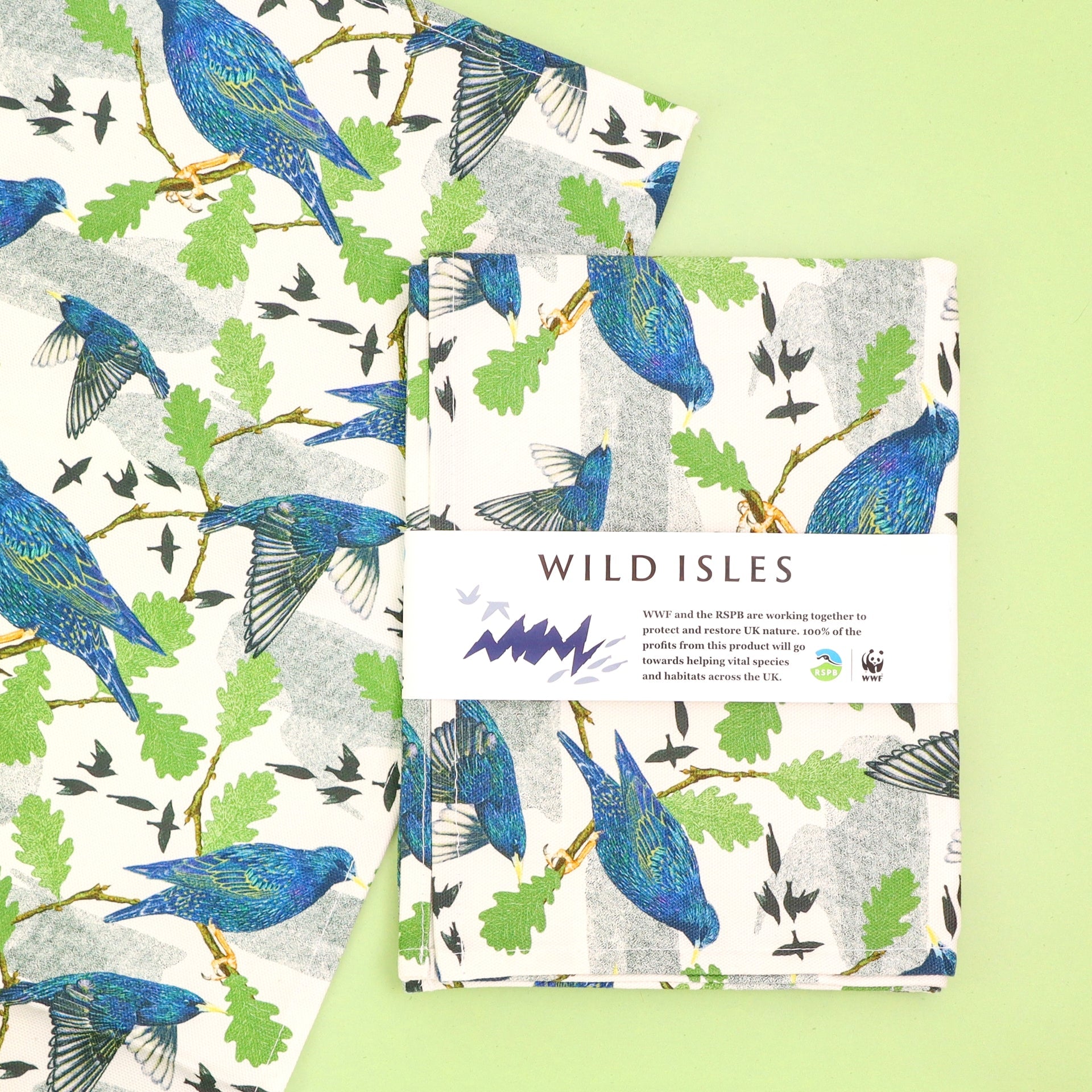 Wild Isles Tea Towel