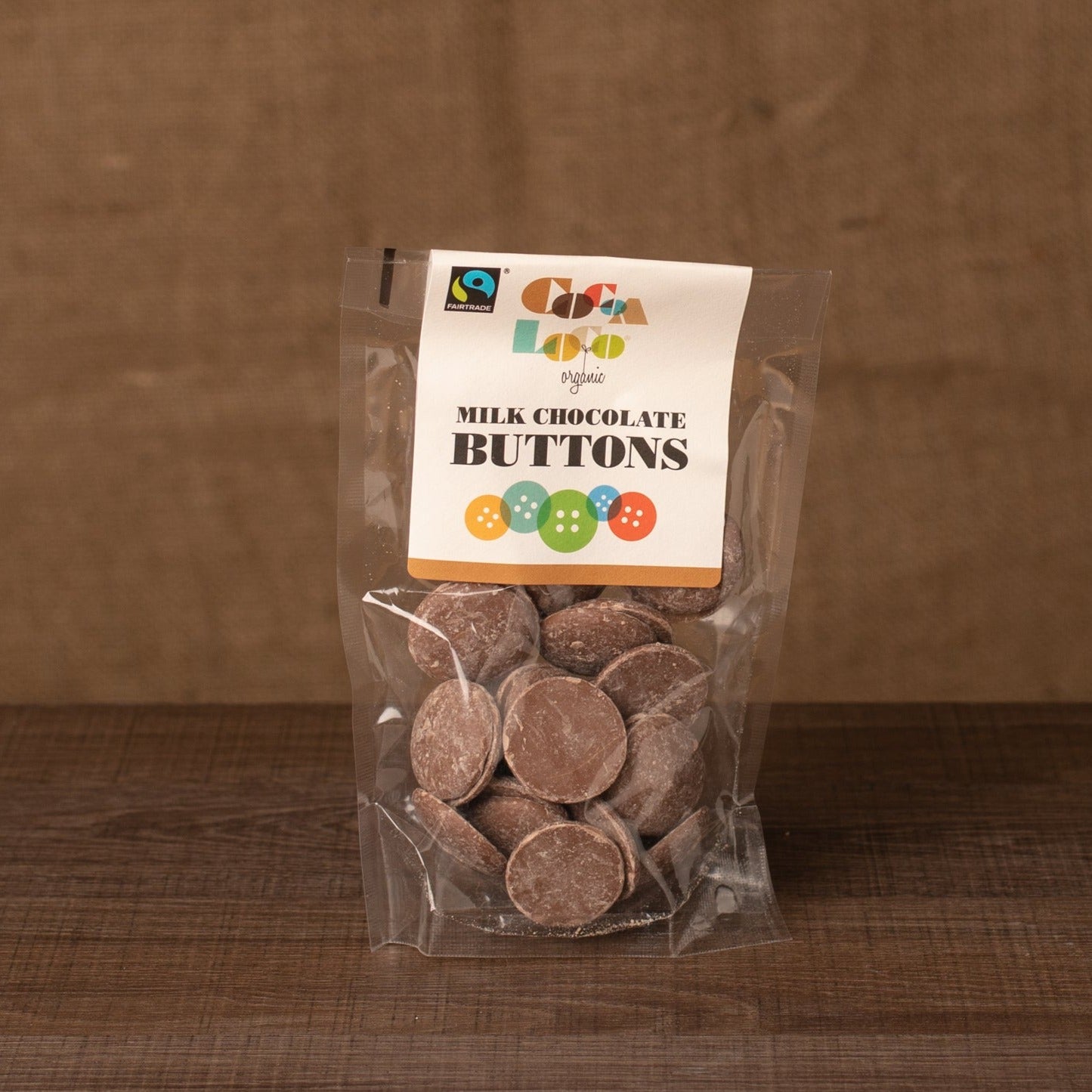 Cocoa Loco Organic Chocolate Buttons 100g