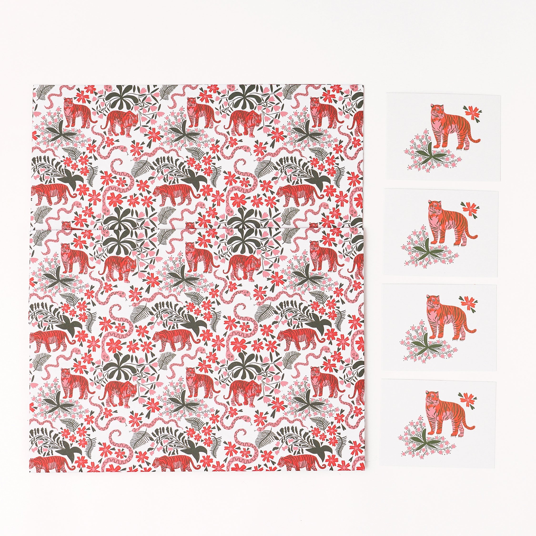 Snakes & Tigers Gift Wrapping Paper