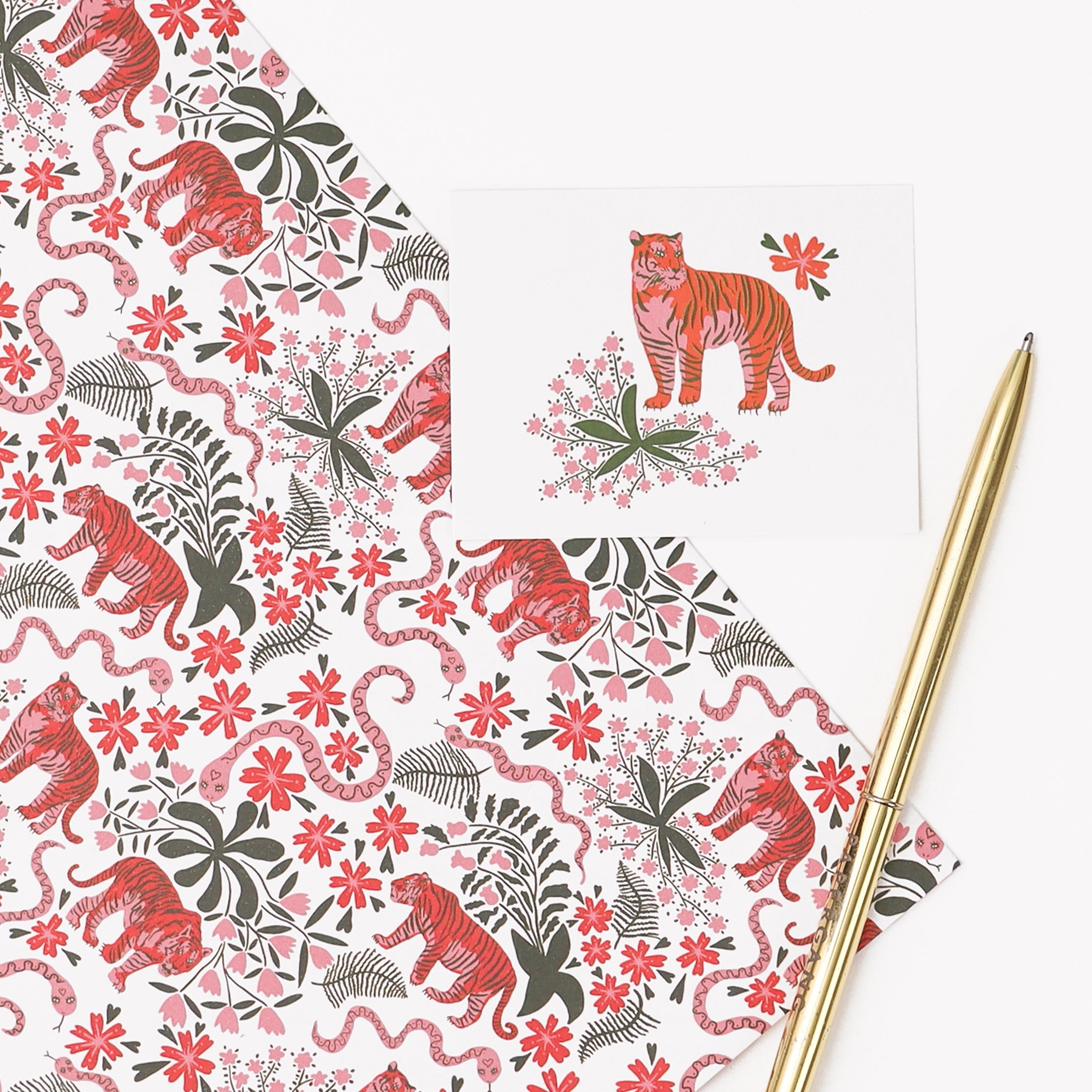 Snakes & Tigers Gift Wrapping Paper