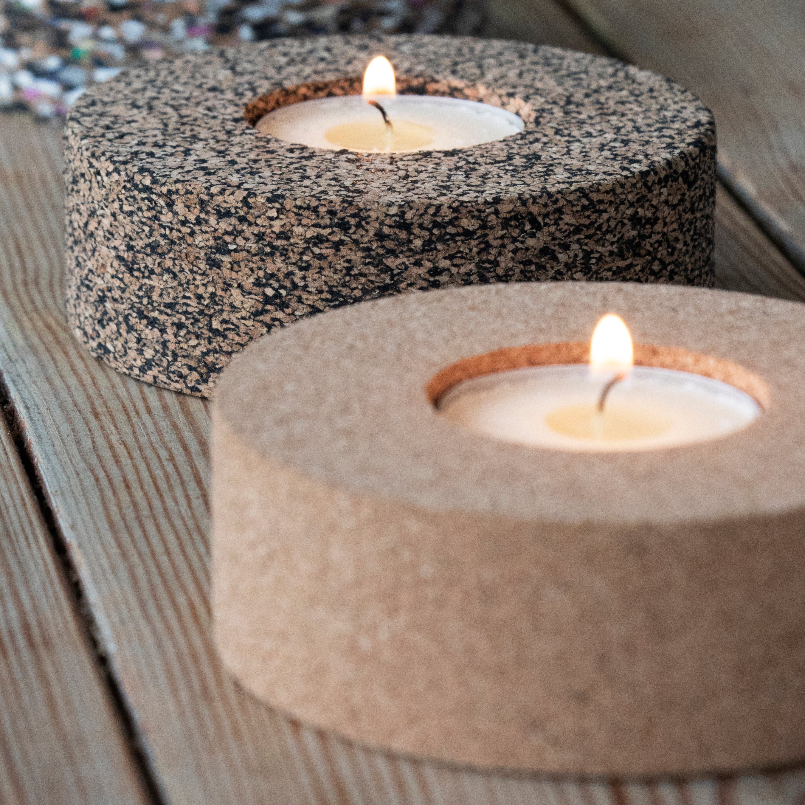 Cork Tealight holder