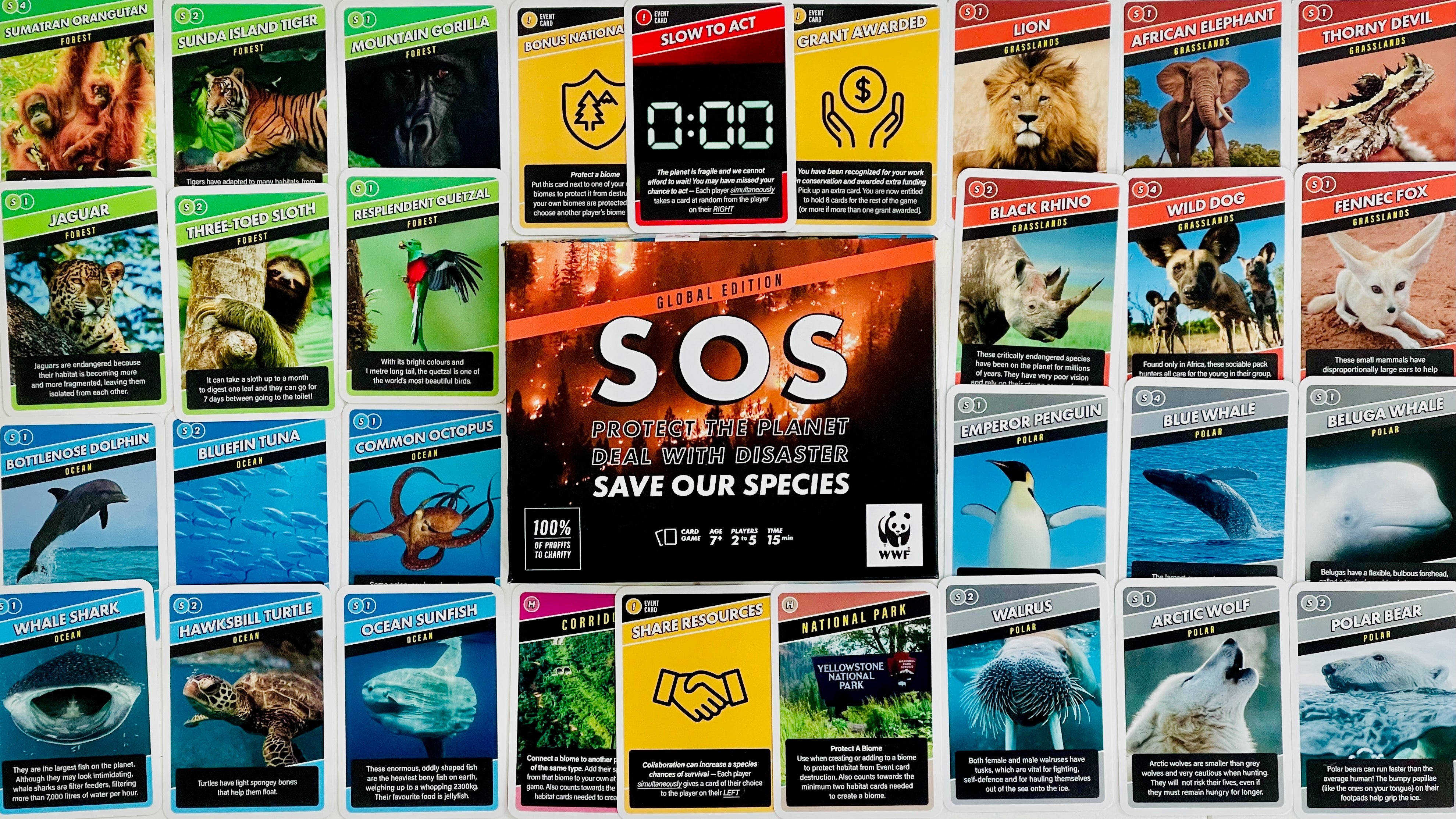 SOS Save Our Species Card Game