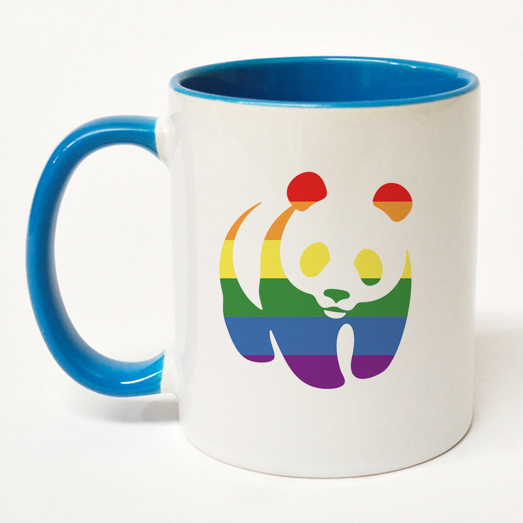 Rainbow Panda Coloured Insert Mug