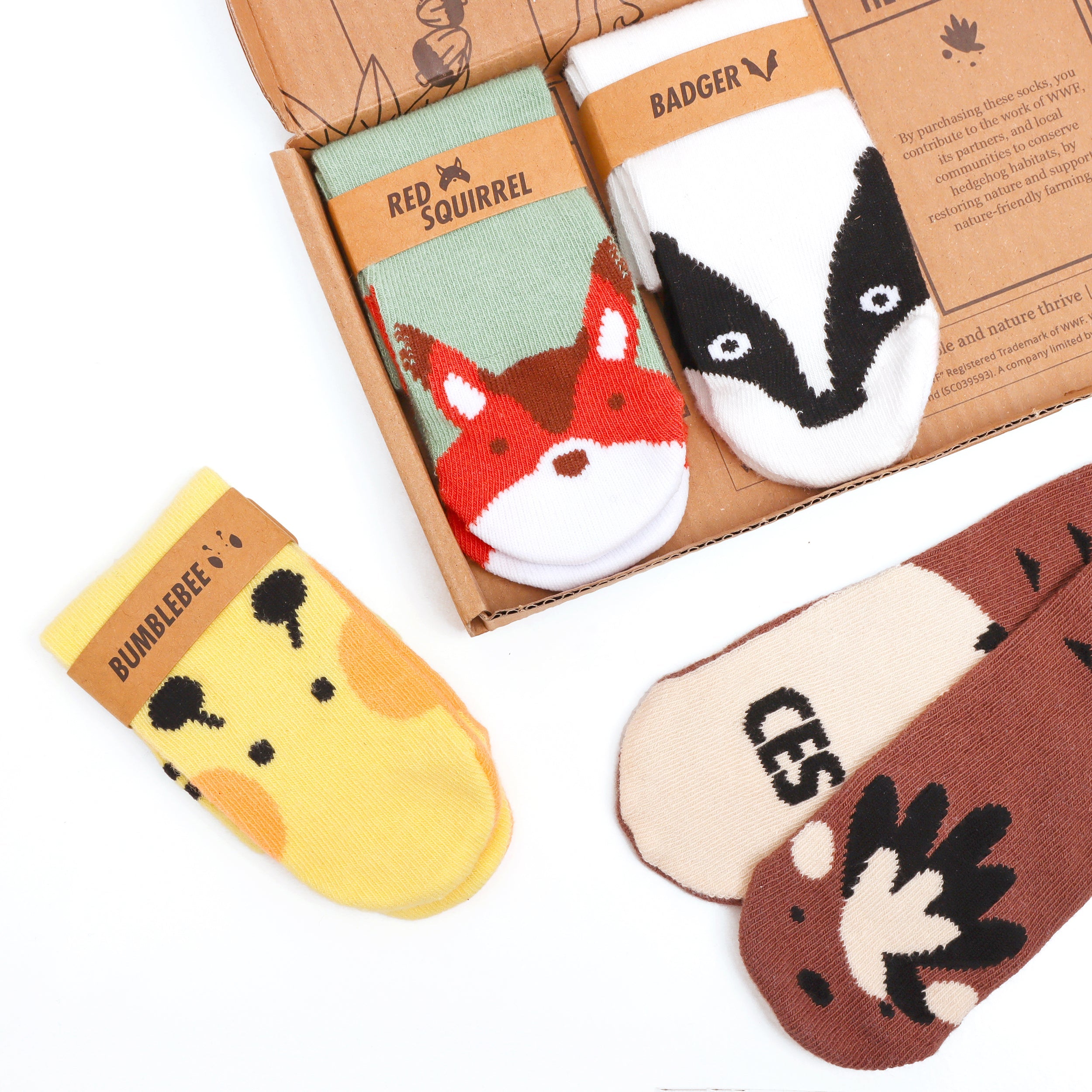 Critically Endangered Baby Socks - 4 pack