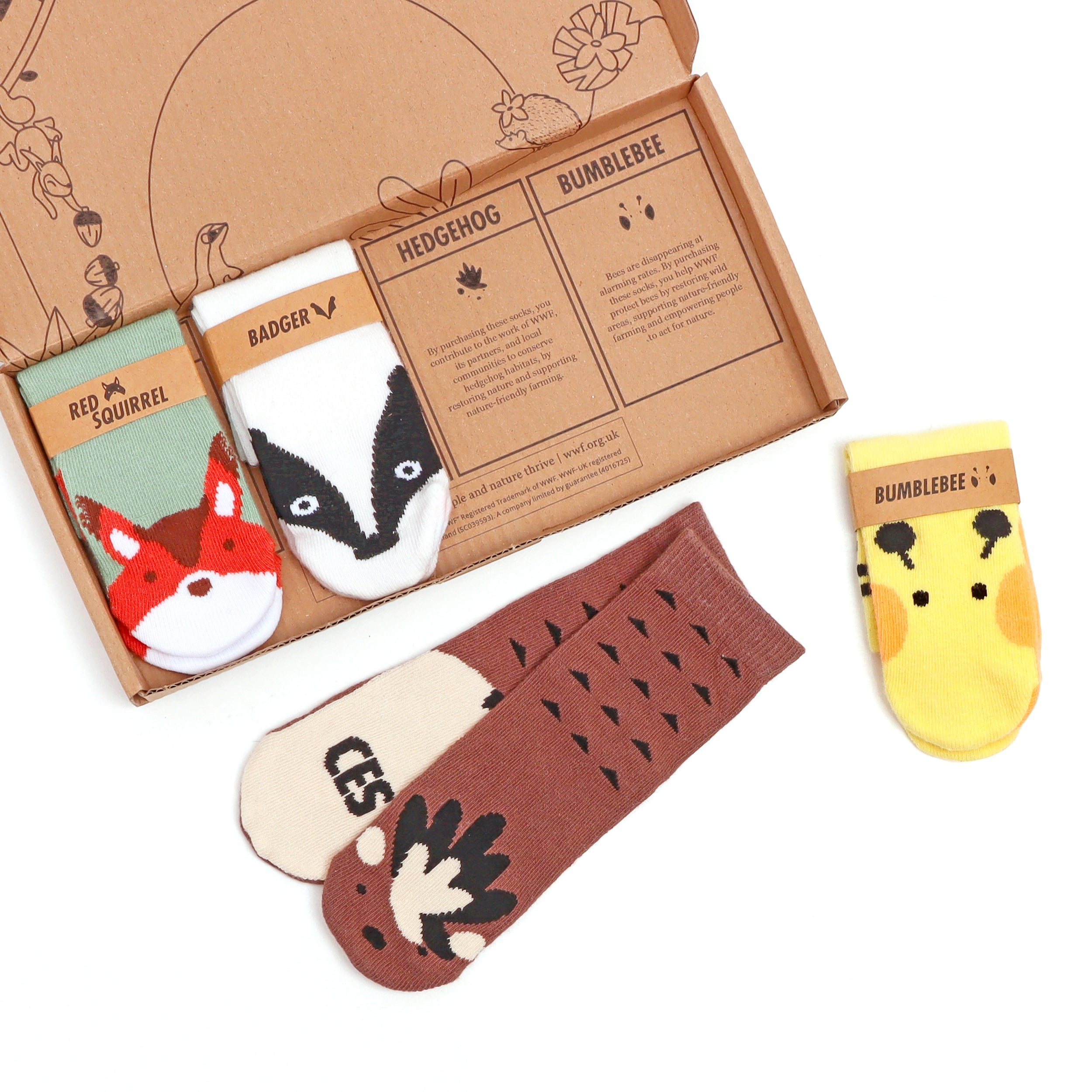 Critically Endangered Baby Socks - 4 pack