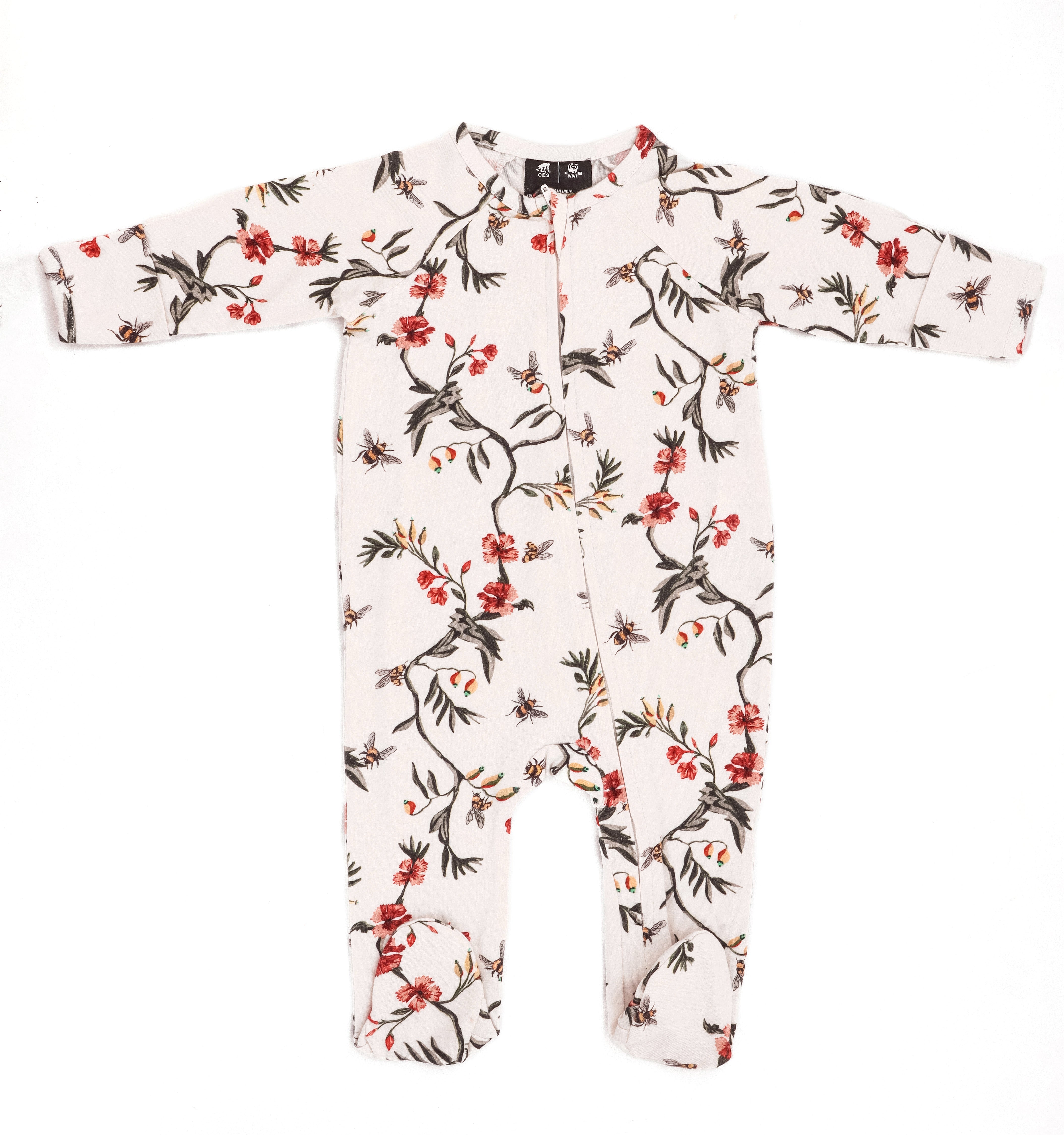 Critically Endangered Baby Romper Set - Bee