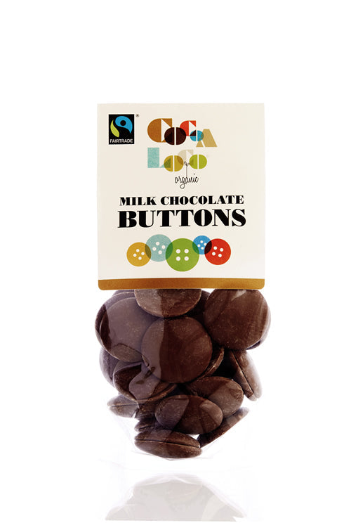 Cocoa Loco Organic Chocolate Buttons 100g