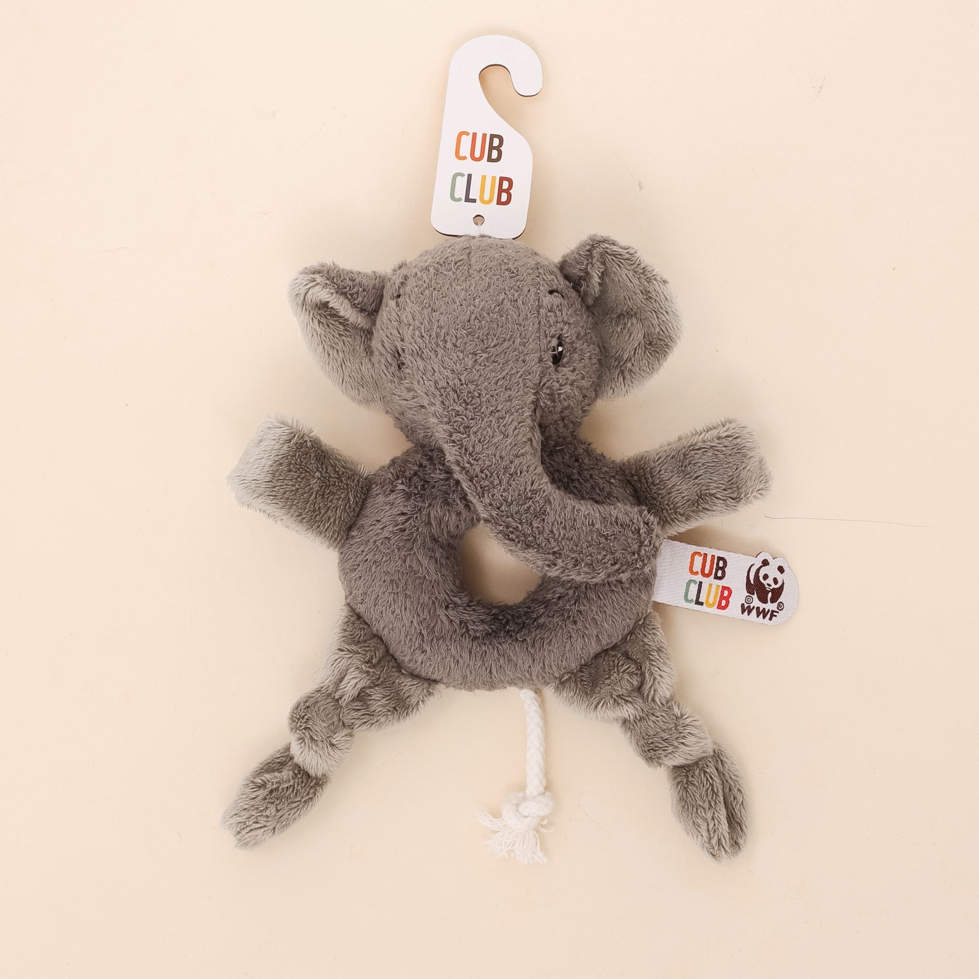 WWF Plush Ebu Elephant Grabber