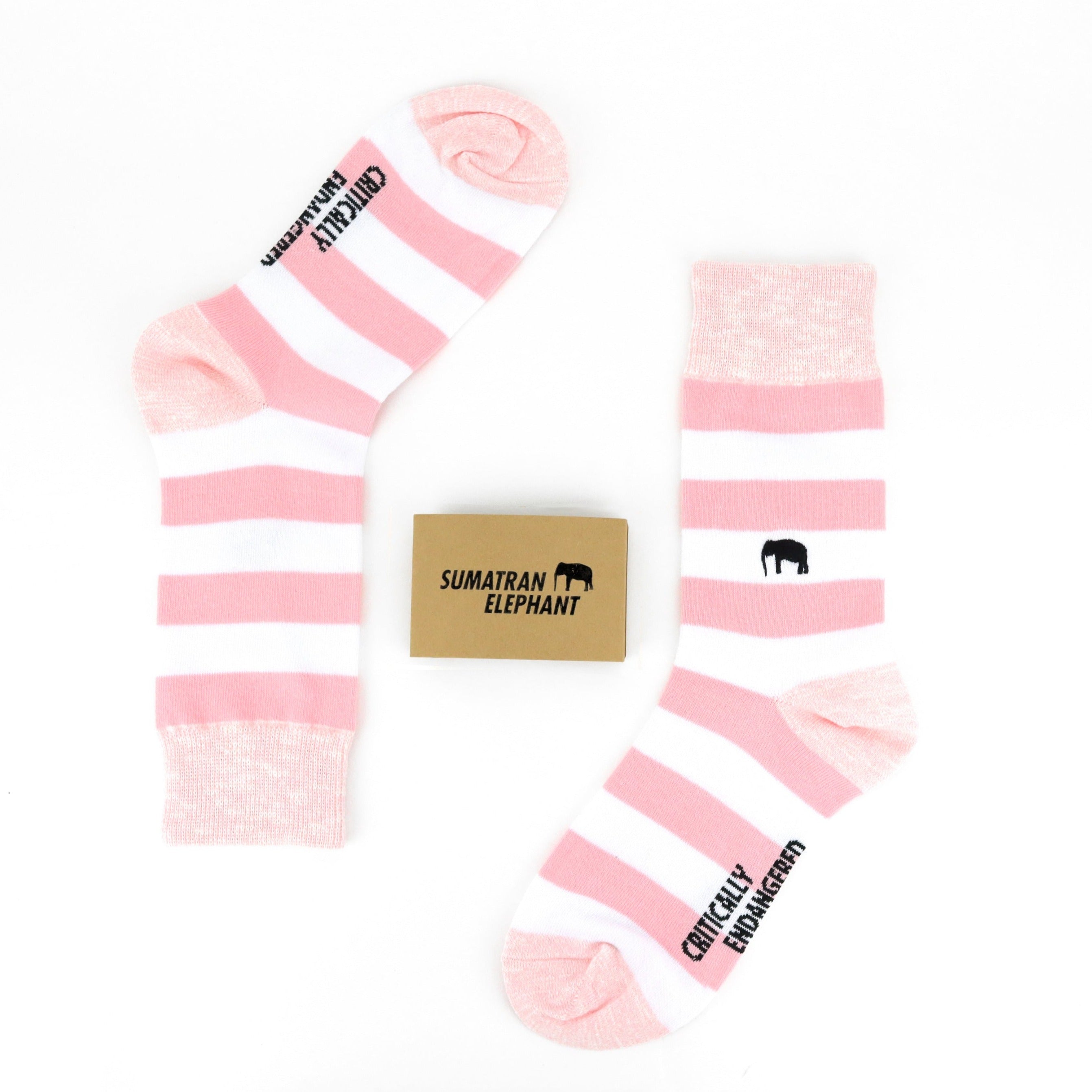 Critically Endangered Adult Striped Socks