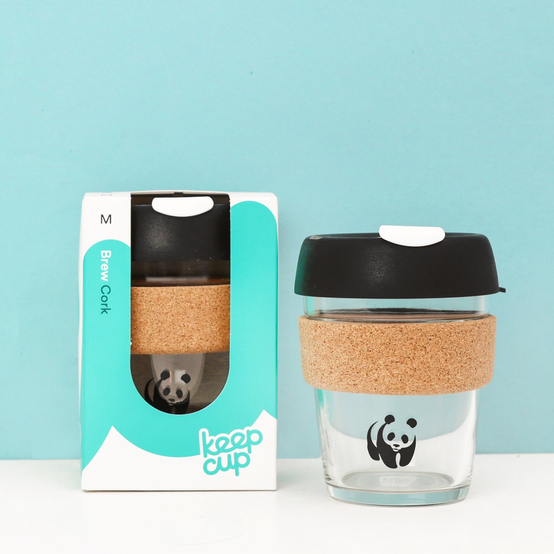 Black & White Cork KeepCup