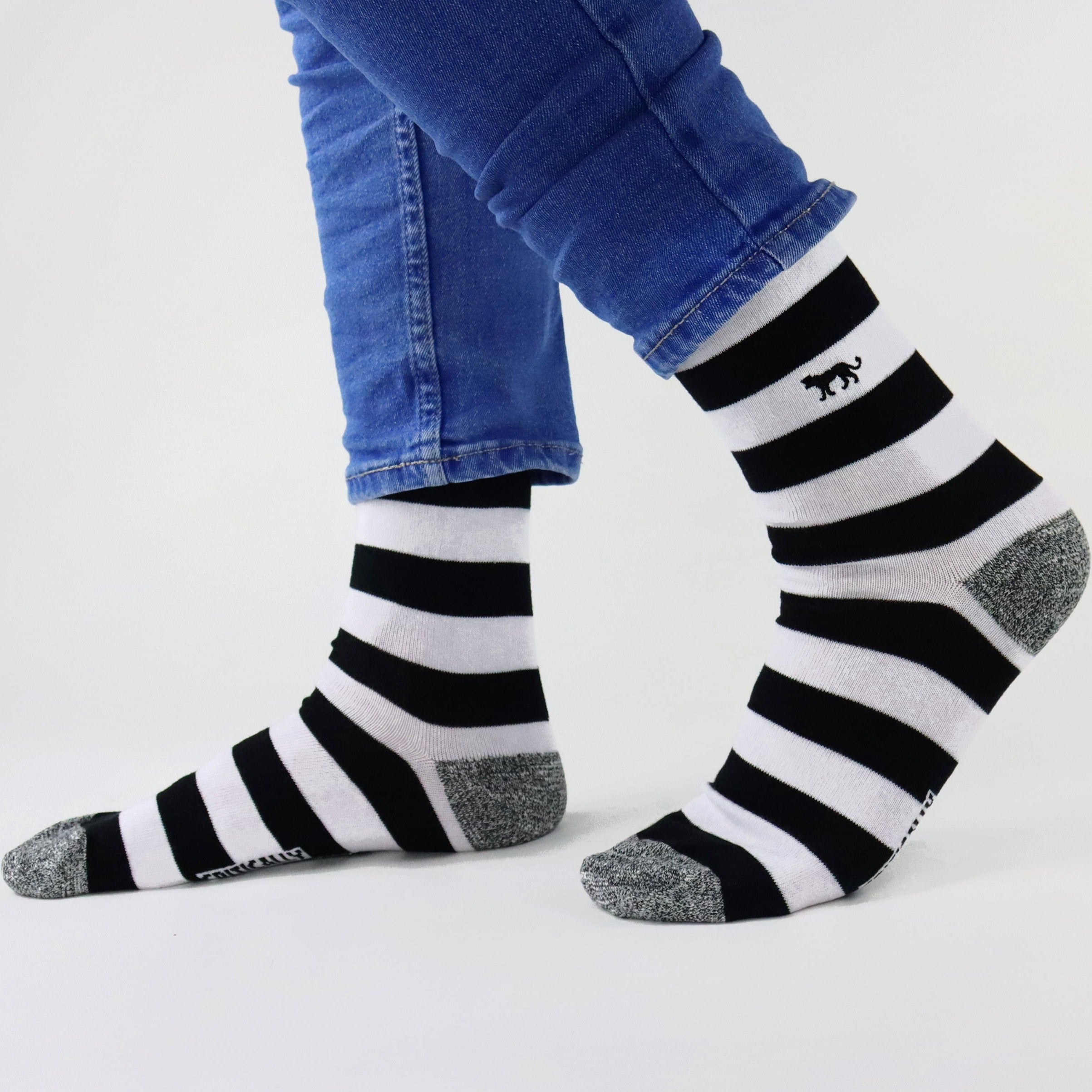 Critically Endangered Adult Striped Socks