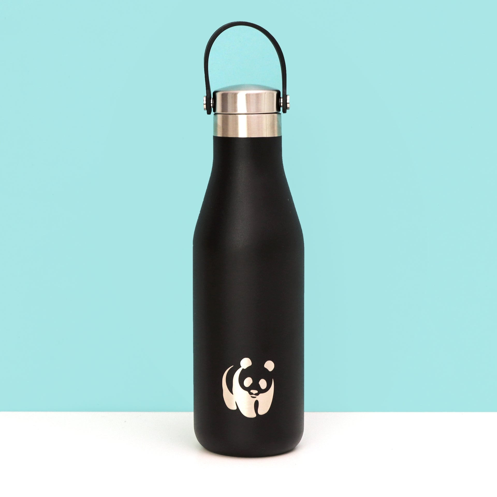 Black Stainless Steel Reusable Bottle