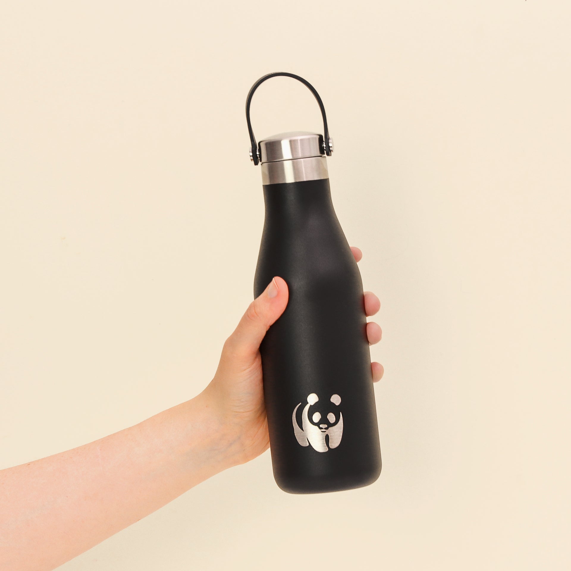 Black Stainless Steel Reusable Bottle