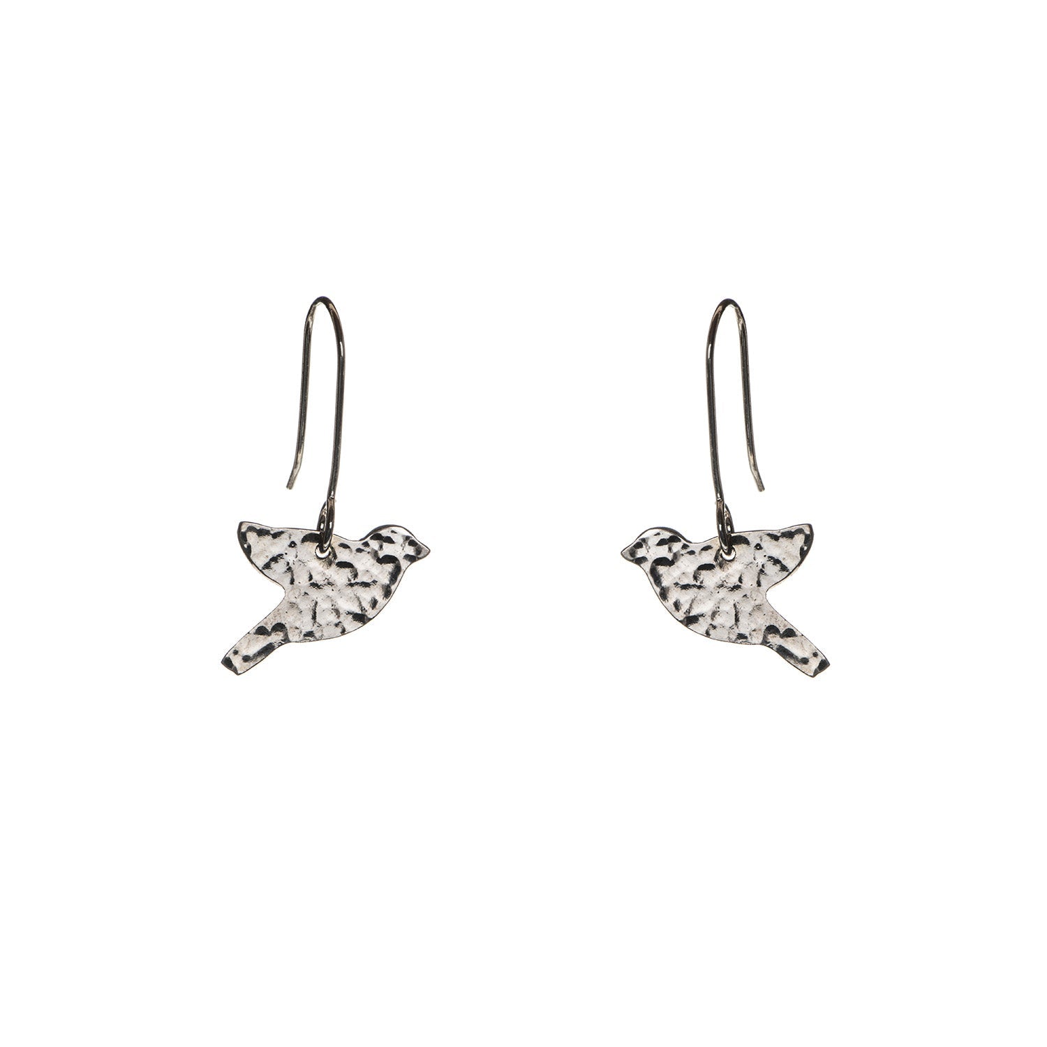 Plated Woodland Finch Earrings