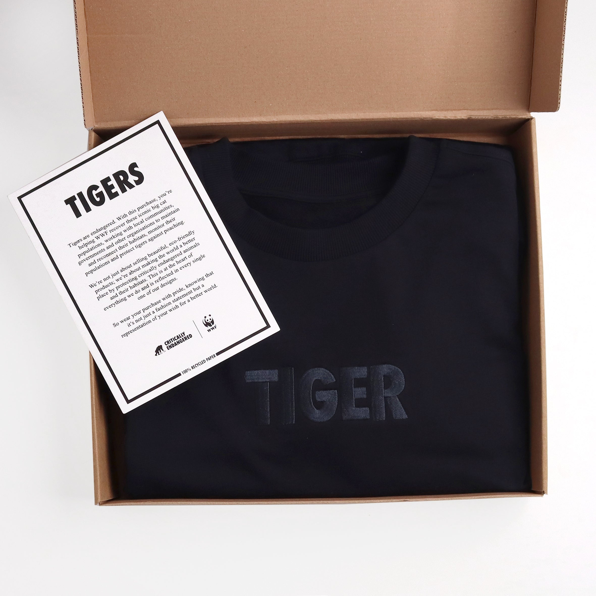 Critically Endangered Unisex Tiger Jumper