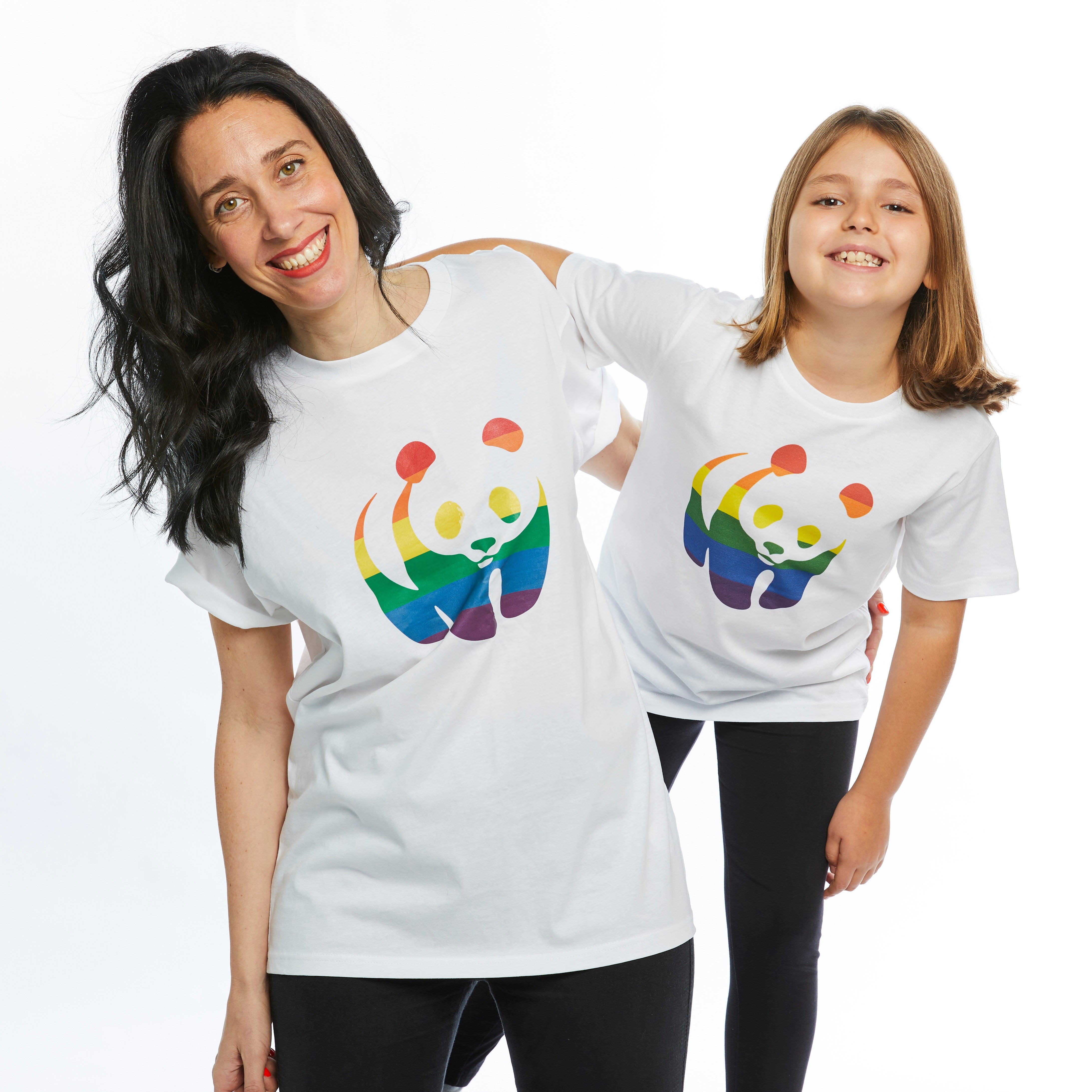 Rainbow Panda Unisex T-shirt