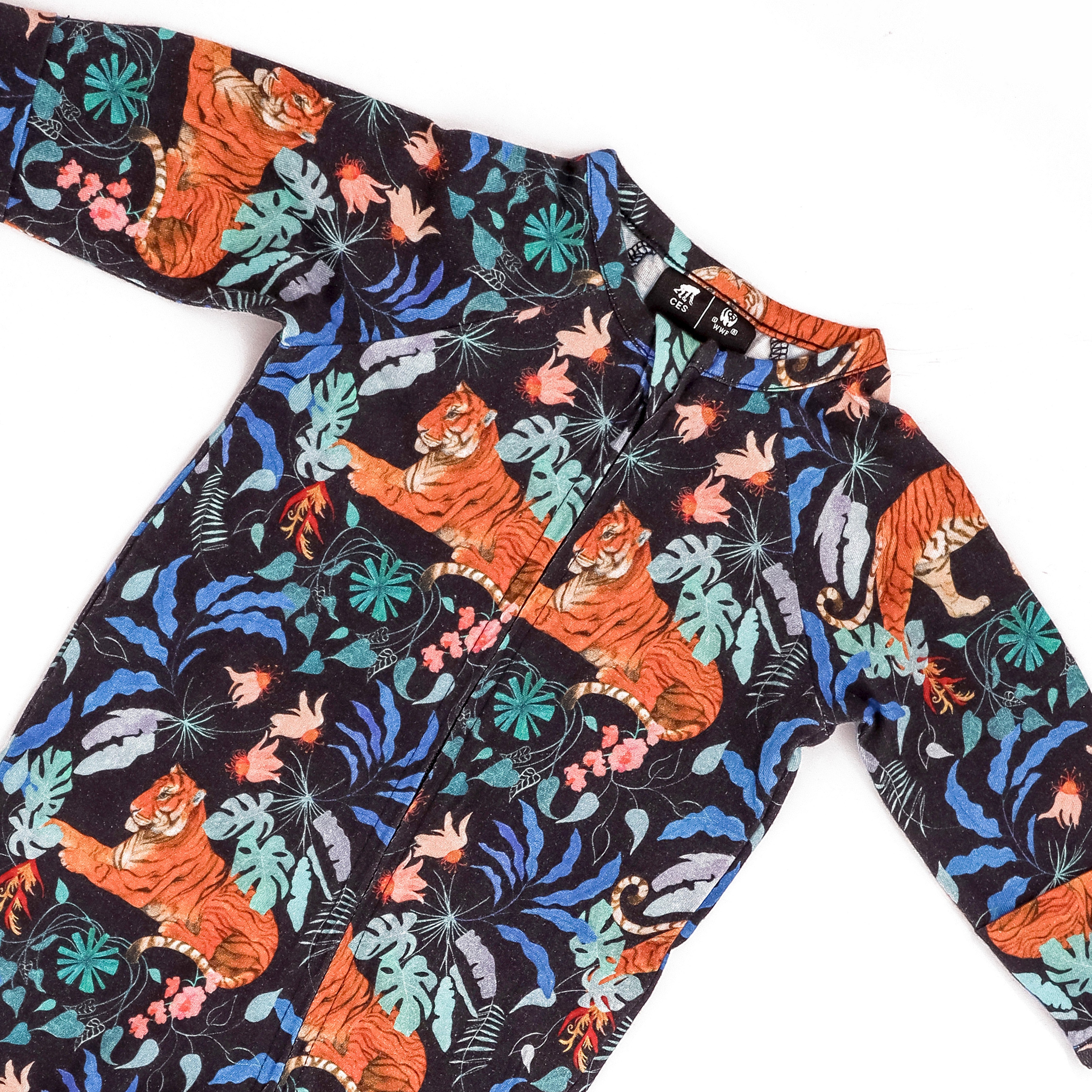 Critically Endangered Baby Romper Set - Tiger