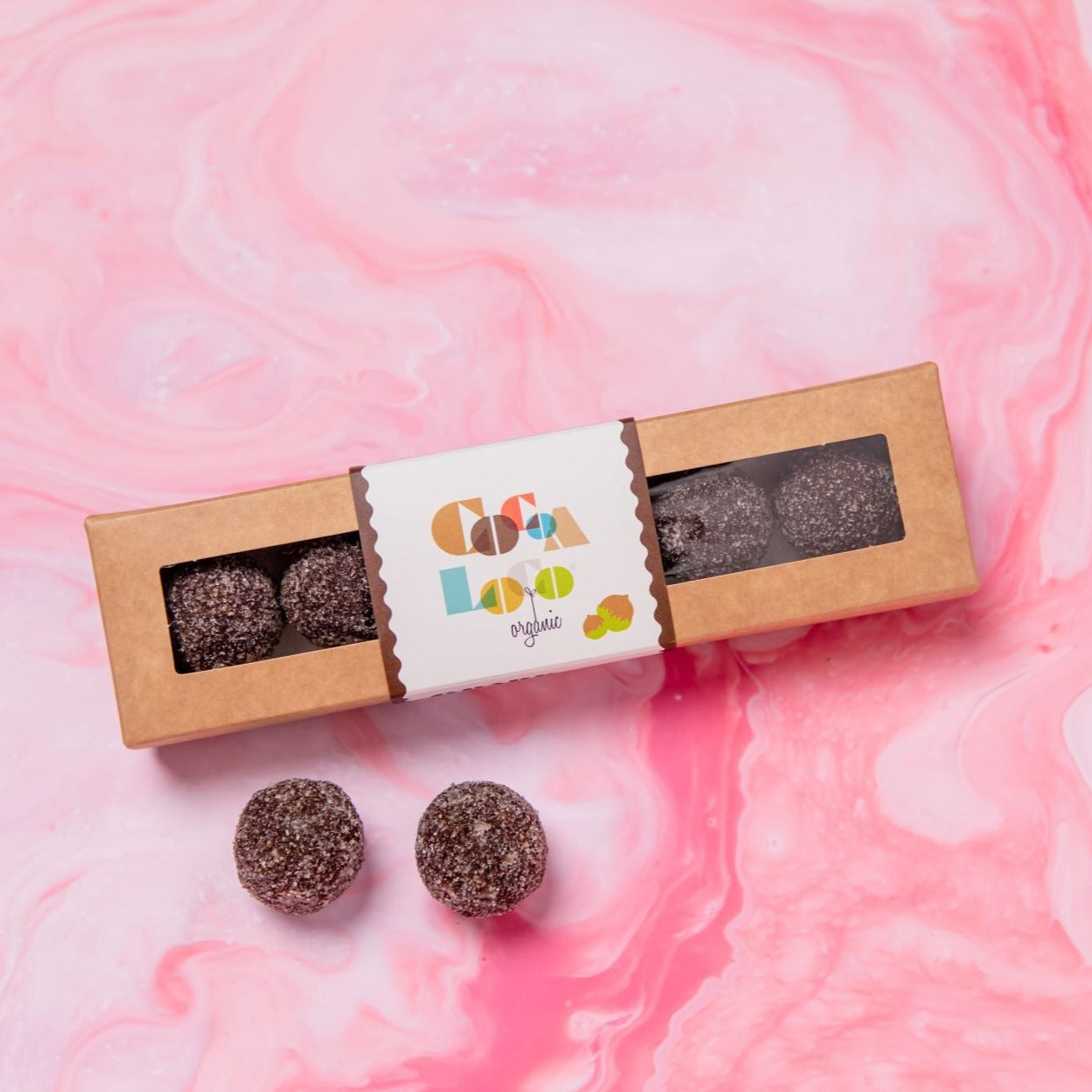 Dark Chocolate Praline Truffles