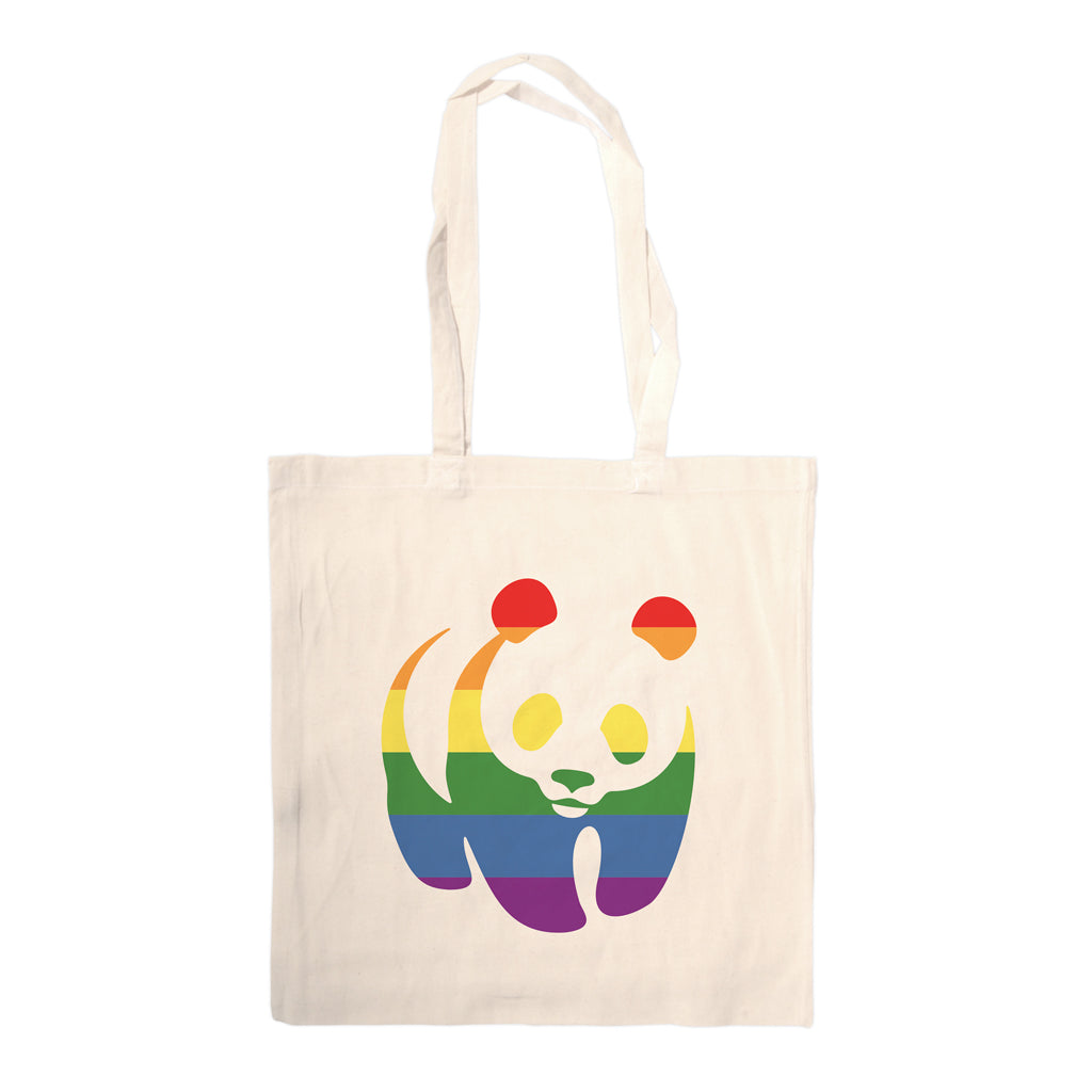 Rainbow Panda Tote Bag