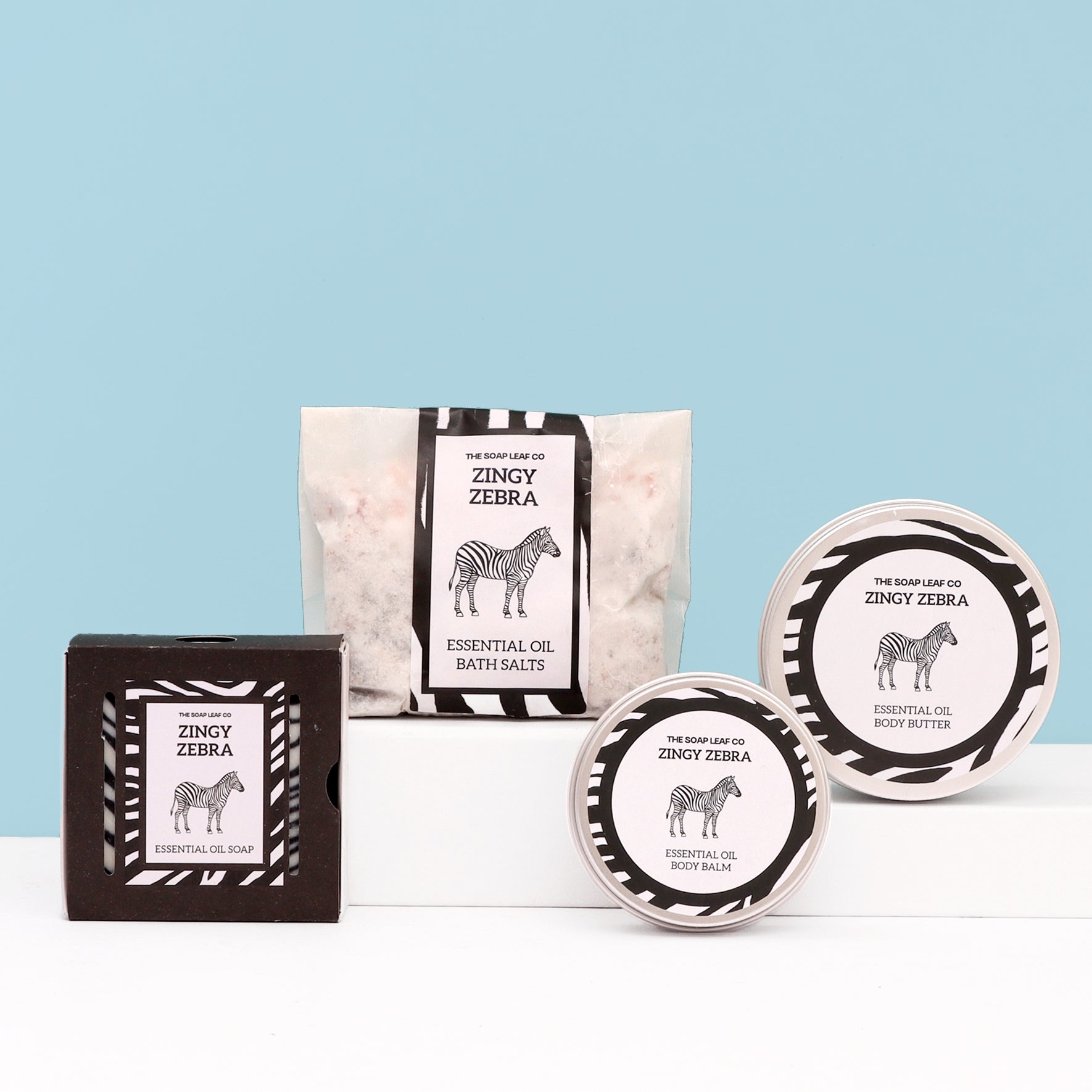 Zingy Zebra Bath Gift Set