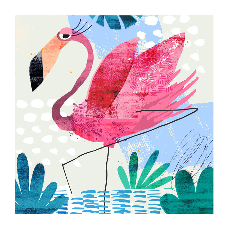 Flamingo Print