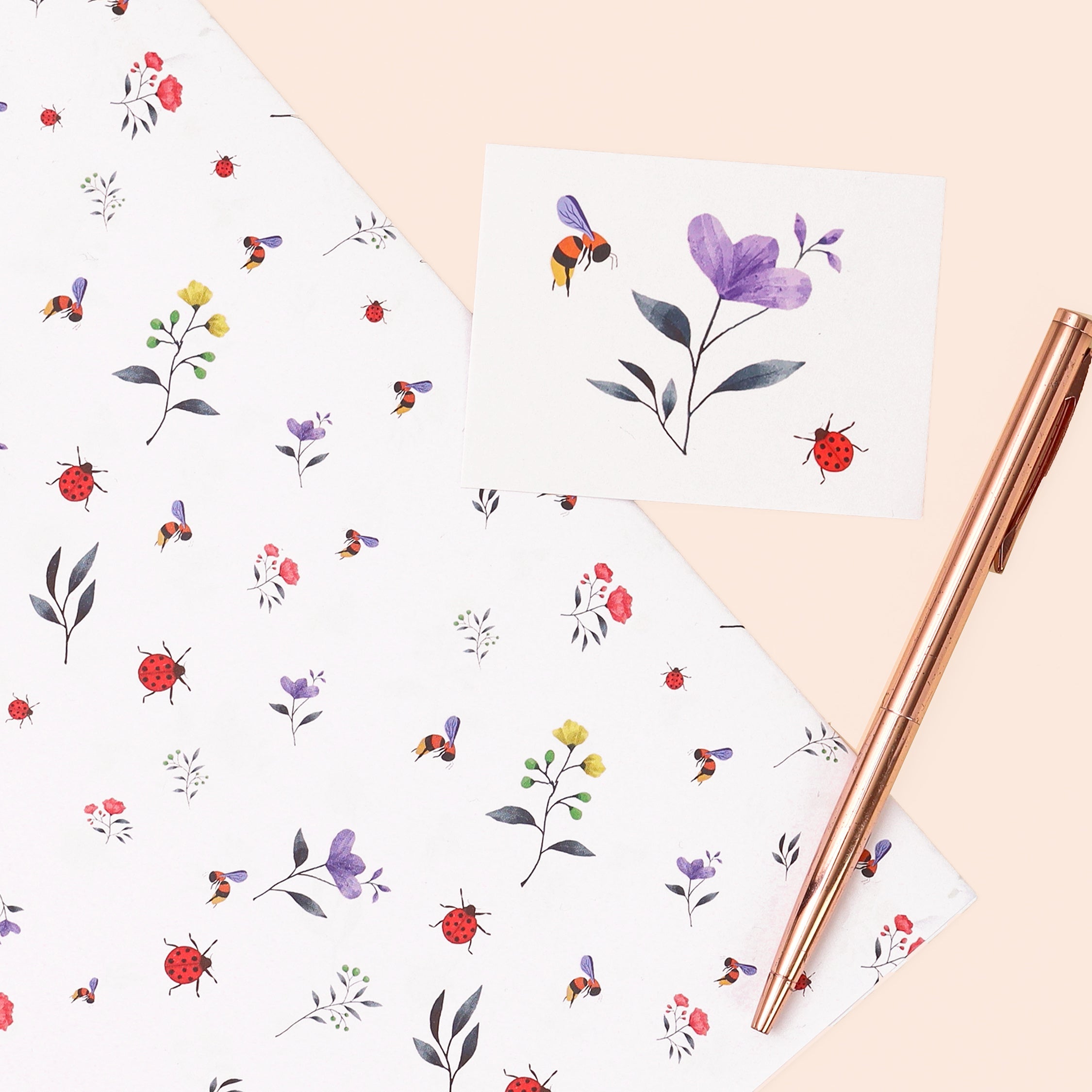 Elizabeth Grant Busy Bees Wrapping Paper